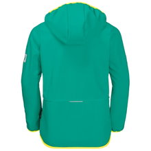 Jack Wolfskin Softshell Jacket Fourwinds (wind & water repellent) mint green Kids